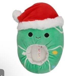Squishmallow slippers Christmas tree kids size 11/12